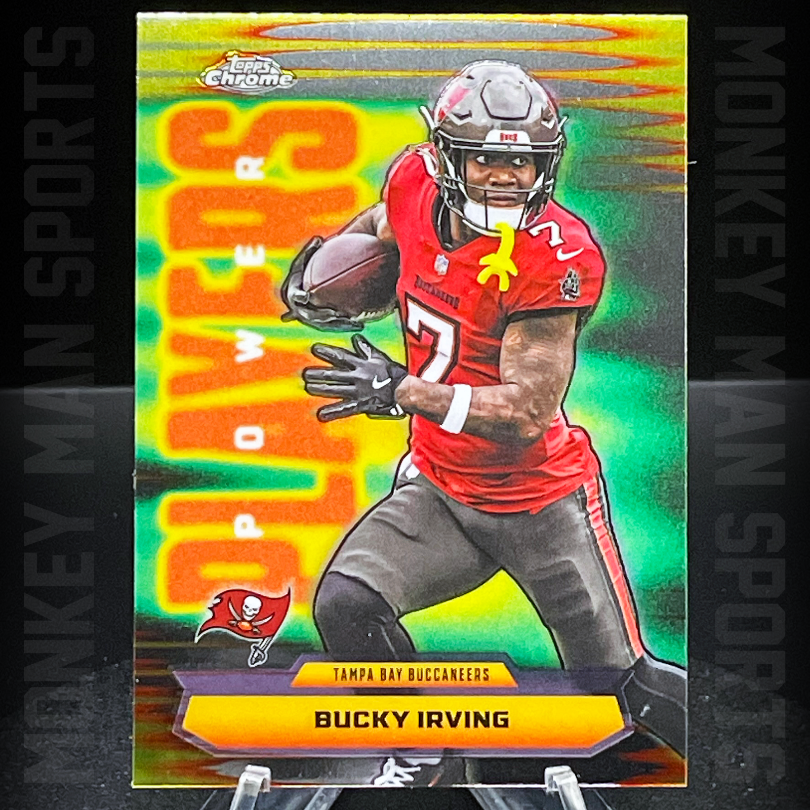 2025 Chrome - Bucky Irving - POWER PLAYERS #PP-18 BUCCANEERS MINT