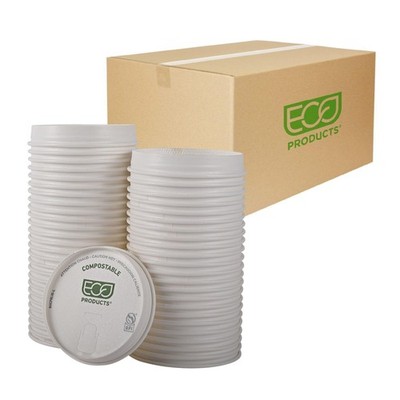 Eco-Products Compostable Paper Coffee Cup Lids, Case of 1000, ...