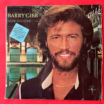 bee gees BARRY GIBB vinyl LP album - NOW VOYAGER - 1984 MCA RECORDS - sealed NEW