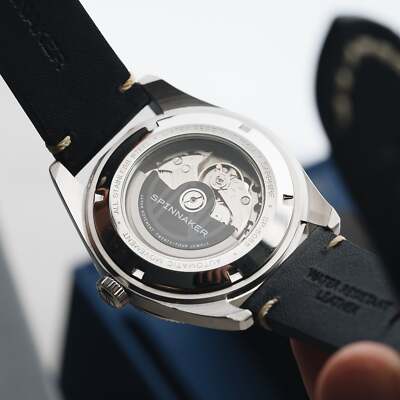 Pre-owned Spinnaker Fleuss Stainless Steel 43mm Japanese Automatic Wristwatch