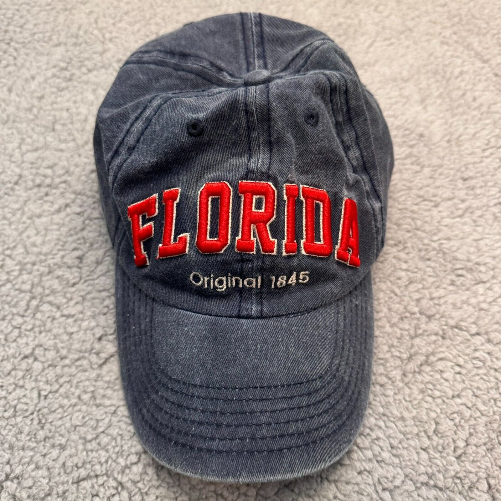 Robin Ruth Florida Original 1845 Baseball Cap Black Robin Ruth Florida Original 1845 Baseball Cap Black