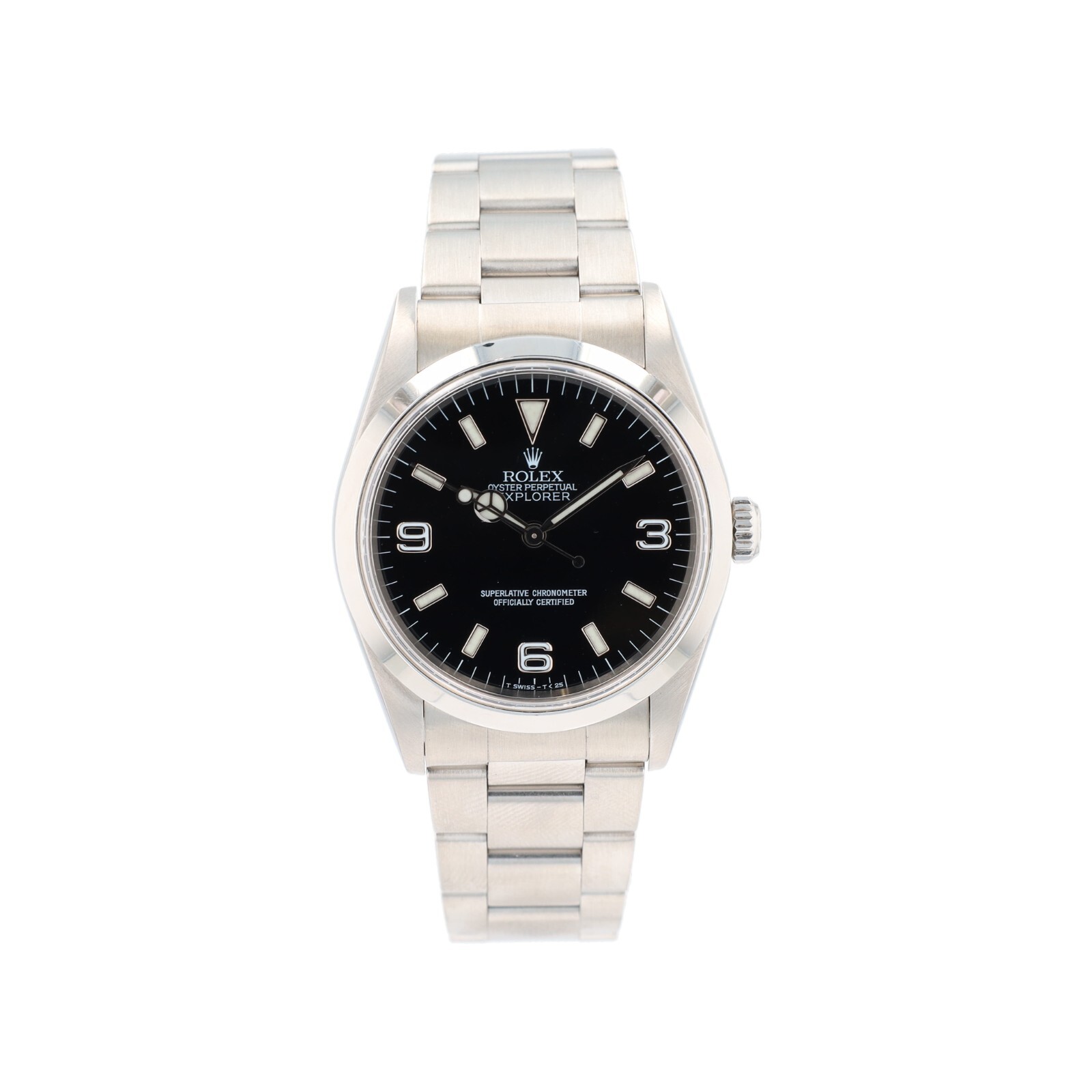Rolex Explorer 114270 36mm Black Index-Arabic Dial Bezel