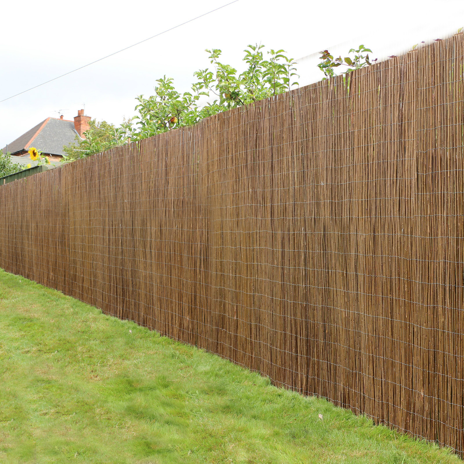 Waltons Garden Willow Cane Screening Screen Roll 4m Long Panel Outdoor
