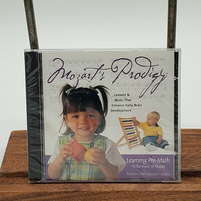 Learning Pre-Math Mozart's Prodigy Ages 1yr-10yr Sealed NOS CD