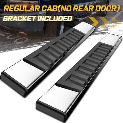 For 05-23 Toyota Tacoma Regular Cab 6'' Side Step Nerf Bar Running Board Chrome H