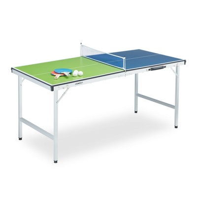 tafeltennistafel indoor - pingpongtafel inklapbaar - tafel tennis set - klein