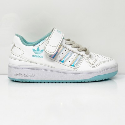

Adidas Boys Forum Iridescent GZ8846 Белая повседневная обувь Кроссовки Размер 11K, Белый, Forum Iridescent