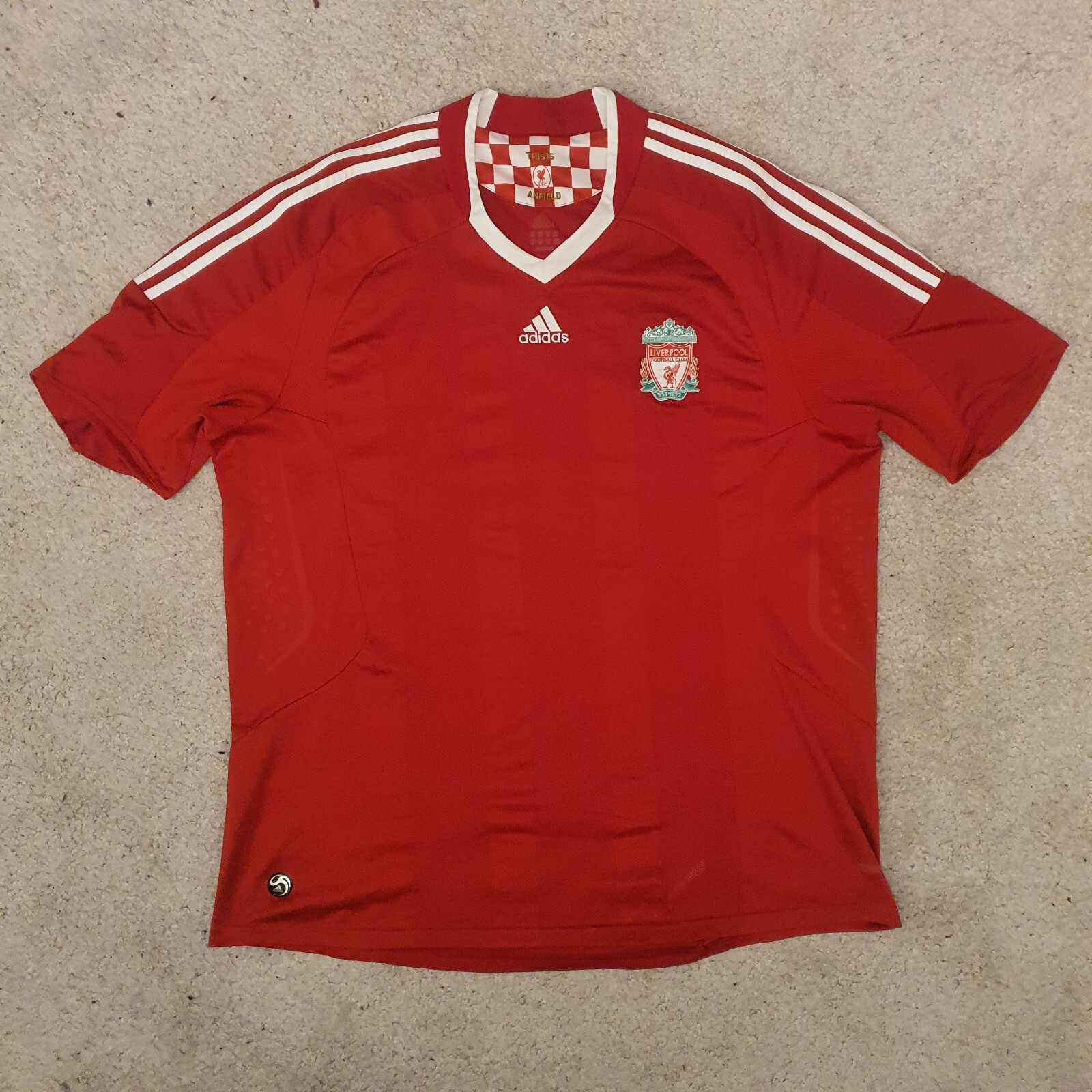 Liverpool 2008 Home football shirt (Adidas XXXL 54