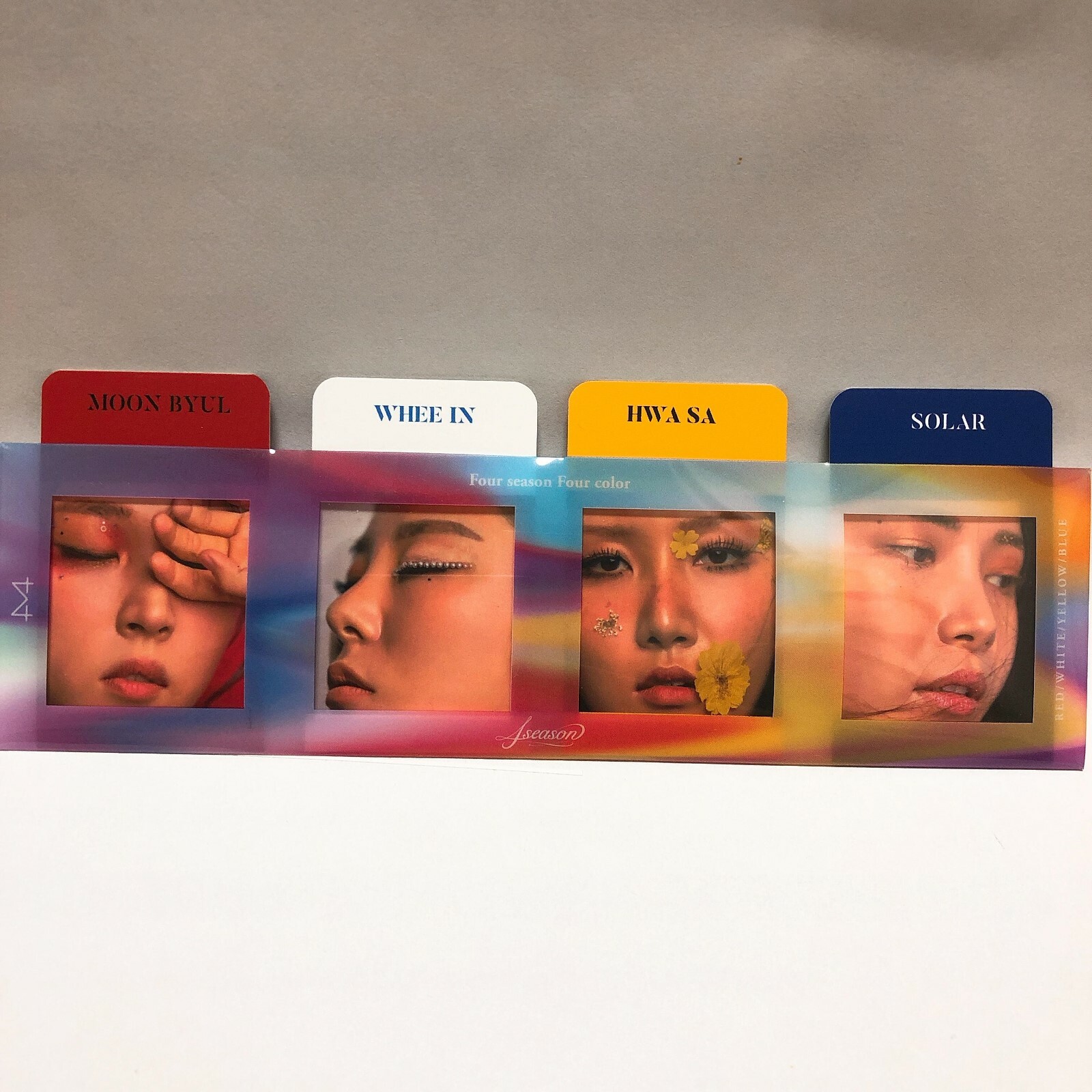 Mamamoo Moonbyul Solar Hwasa Official 9th Mini Album White