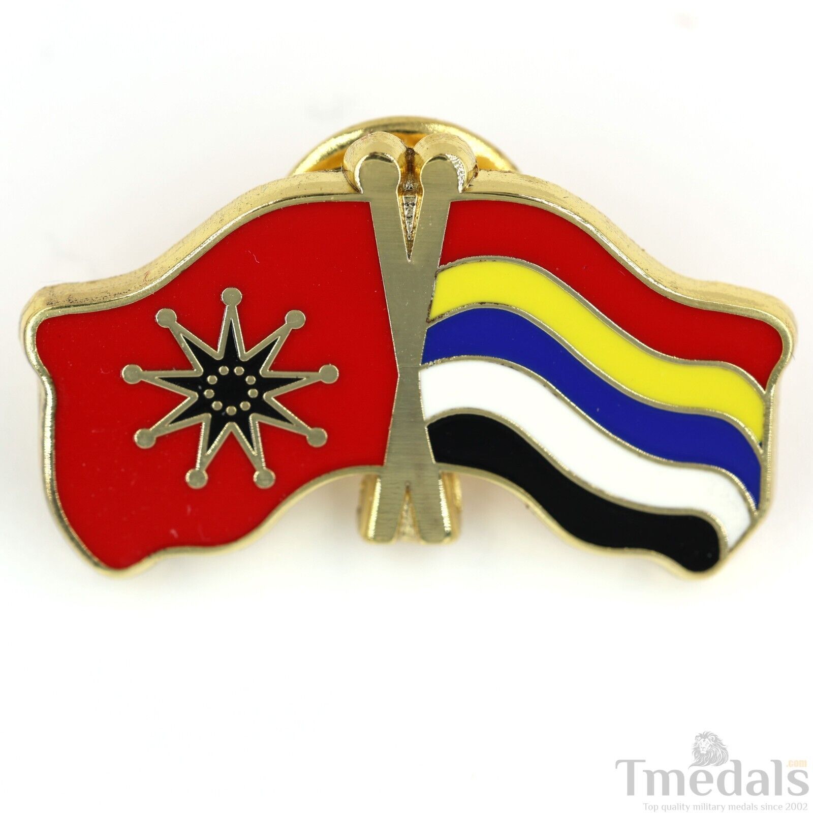 Xinhai Revolution 1911 China Republic Dual Flags Replica Pin Xinhai Revolution 1911 China Republic Dual Flags Replica Pin