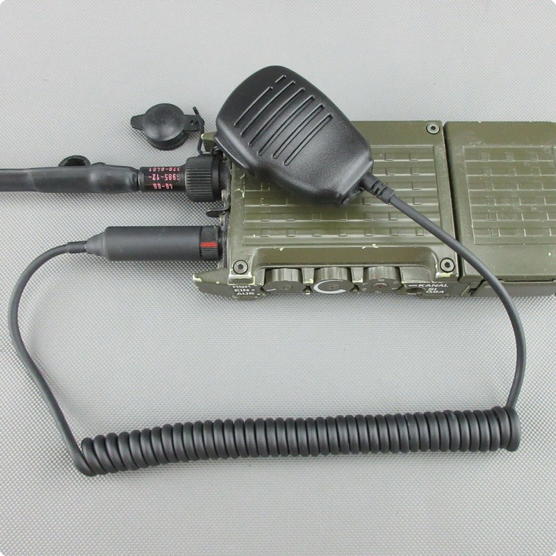 Lautsprecher  Mikrofon  FÃ¼R Sem 52 Nato Bundeswehr (Vor 1984 / 7 Pin Stecker)