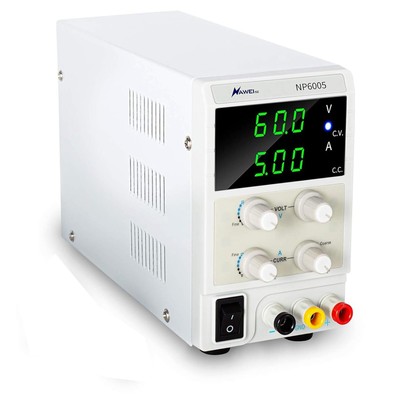 60V 5A DC Bench Power Supply Variable 3-Digital LED Display with CC/CV Mode- ...
