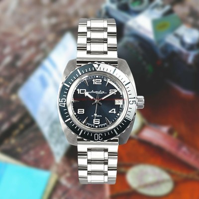 Pre-owned Vostok Amphibian 170894 - Russian Diver Automatic Wristwatch - Usa Seller
