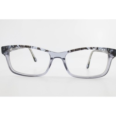 Chelsea Morgan CM 202238 Grey Black Marble Rectangular Eyeglass Frames 52-16-140