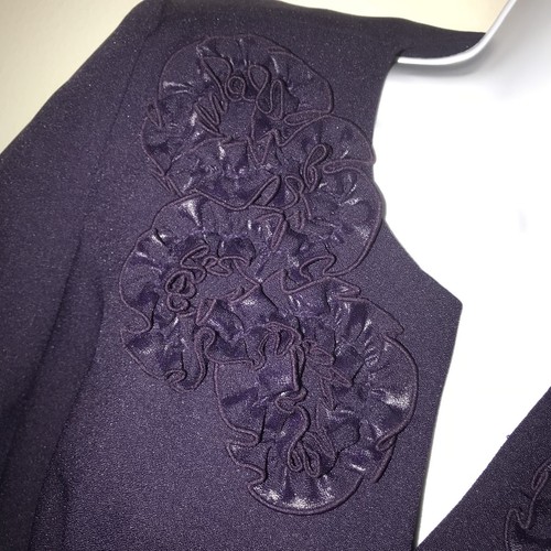 Dana Kay Washable Eggplant Jacket Size 8 NWT Made in Vietnam