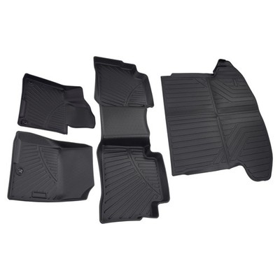 Floor Mats + Trunk Liner for Kia Sportage Hybrid 2023-2024 Protection Black TPE