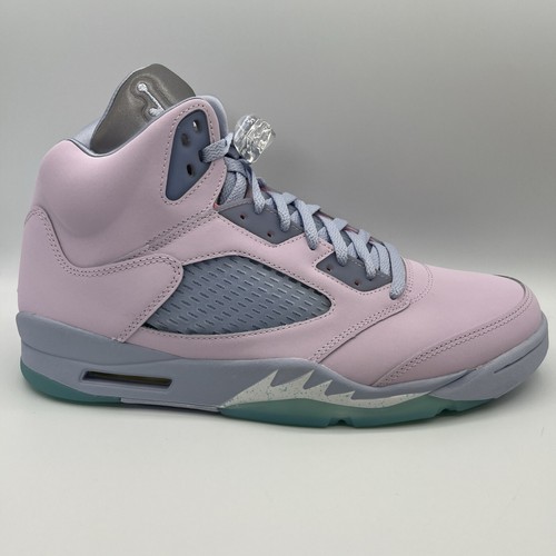 air jordan retro 5 grey purple pink green