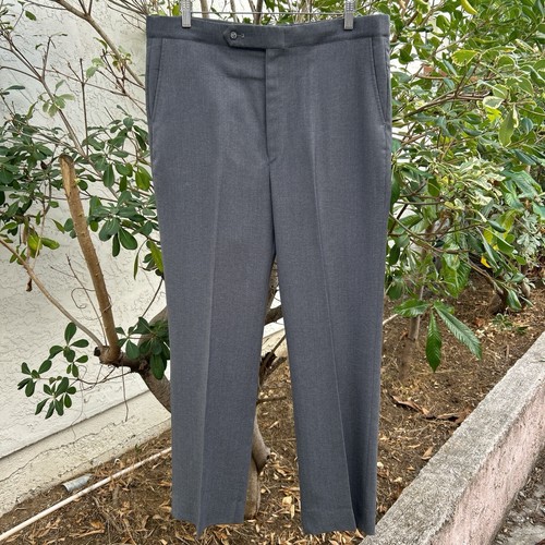 Vintage 80s Sansabelt A Jaymar Slack Gray with Talon Zipper