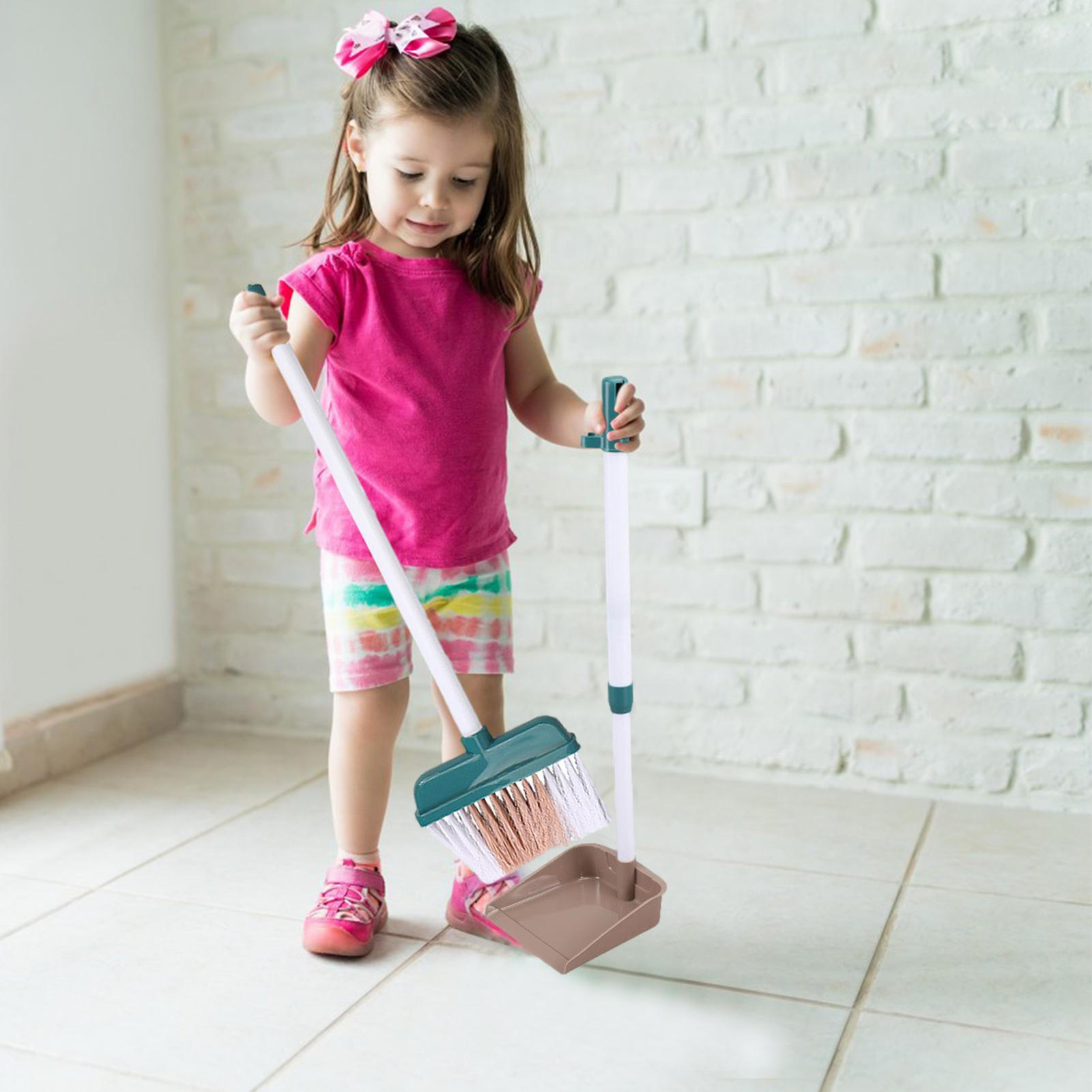 little helper Kids Cleaning set Pretend Play Broom, Brush, Mop Cleaning Toy Set