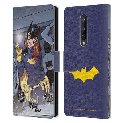 OFFICIAL BATMAN DC COMICS BATGIRL LEATHER BOOK WALLET CASE FOR ONEPLUS PHONES