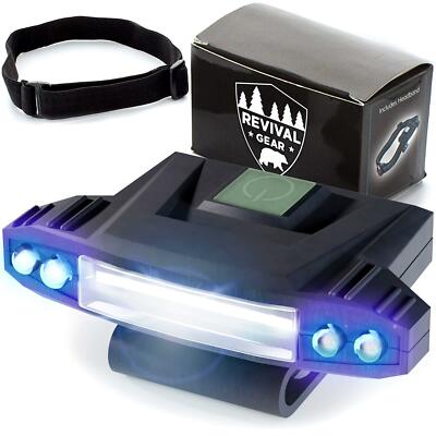 Hat Light Rechargeable LED Headlamp : Best Head Lamp Clip On Flashlight