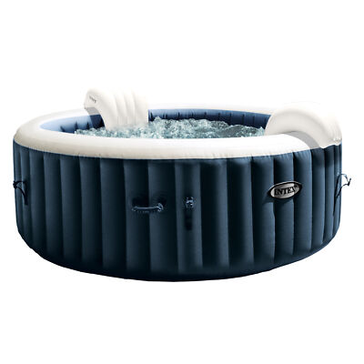 Intex 28429EP PureSpa Plus Portable 77'' x 28'' Inflatable Hot Tub Bubble Jet Spa