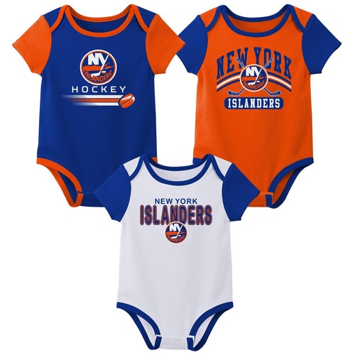 Комплект боди для новорожденных унисекс-костюмов NHL New York Islanders Variery из 3 предметов