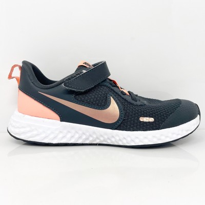 

Nike Boys Revolution 5 BQ5672-003 Черные кроссовки для бега, размер 1,5 года, Белый, Revolution 5