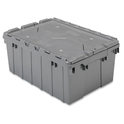 Akro-mils Attached Lid Container - Internal Dimensions: 8.63'' Height - External