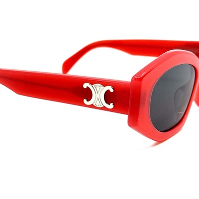 Pre-owned Celine New,  Sunglasses Cl40238u 66a Authentic In Red