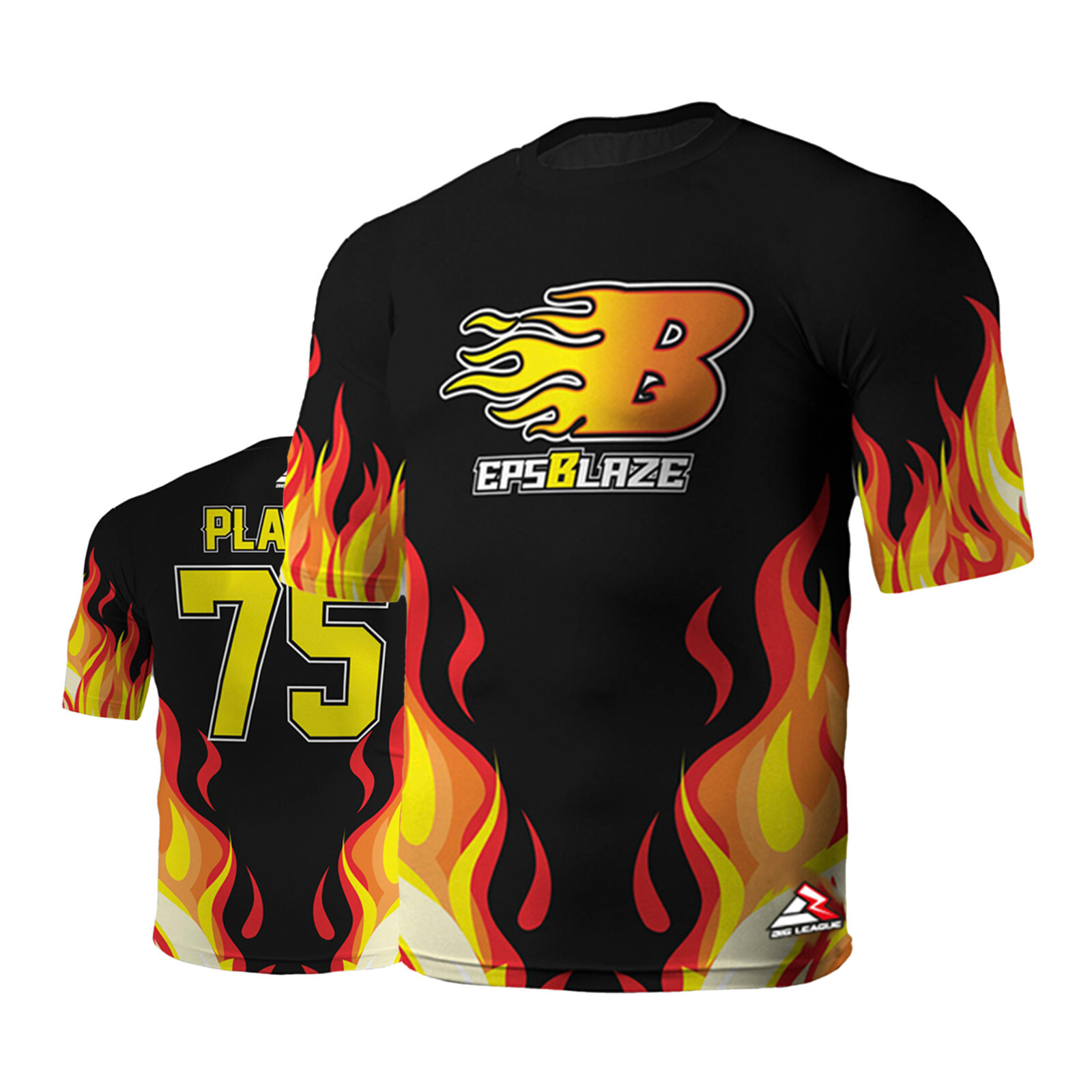 ★2022SS新作★ROMANTIC CROWN★BLAZE SPORTS JERSEY BLAZE SPORTS JERSEY_BLACK - ROMANTIC CROWN | 60% - Asian