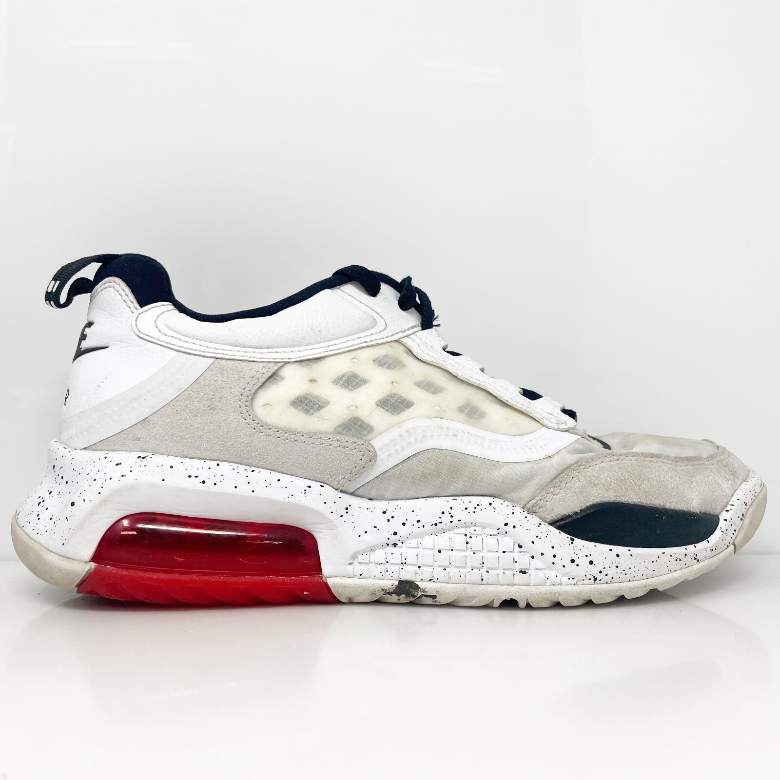 jordan max 200 red and white