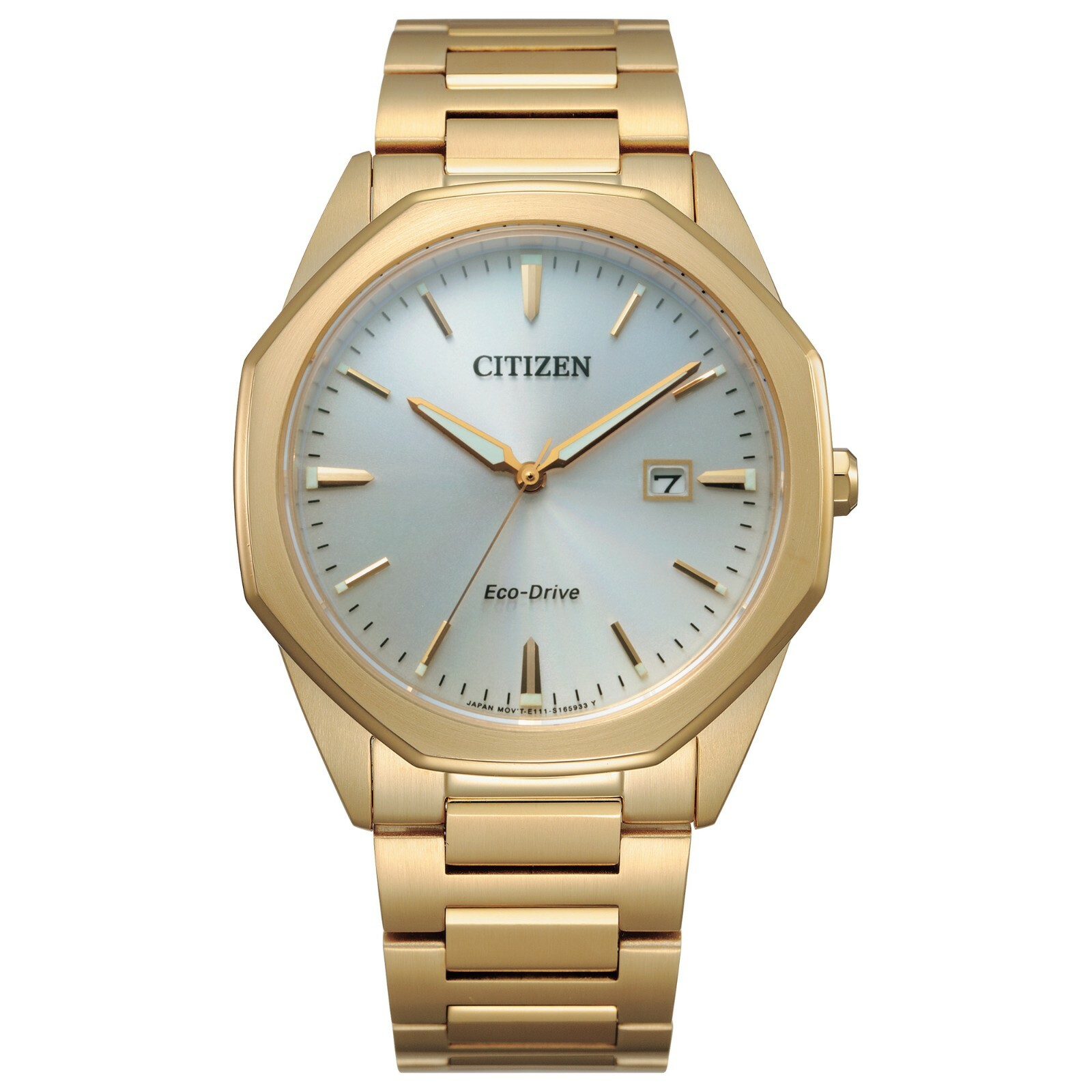 Citizen Eco-Drive Corso Men's Date Indicator Gold Watch 41mm