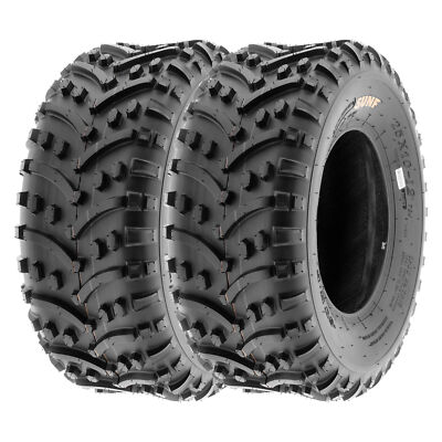 Set of 2, SunF 22x11-8 22x11x8 6PR ATV UTV All Terrain AT Tires A032 22-11-8