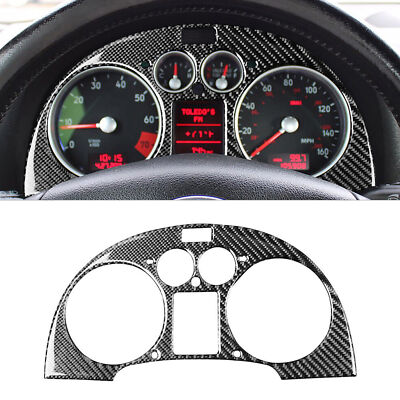 Carbon Fiber Interior Speedometer Surround Cover Trim For Au*di TT 8N 2001-06
