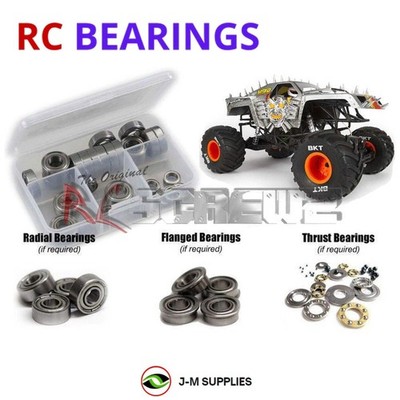 RCScrewZ Metal Shielded Bearings axi025b for Axial SMT10 MAX-D 4WD (90057) | KIT
