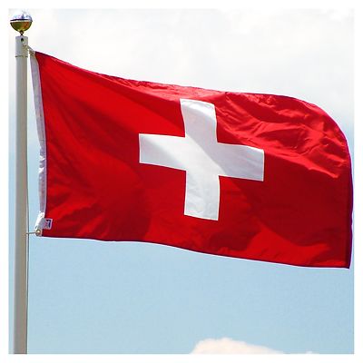 giant flag of switzerland swiss die schweiz suisse flag
