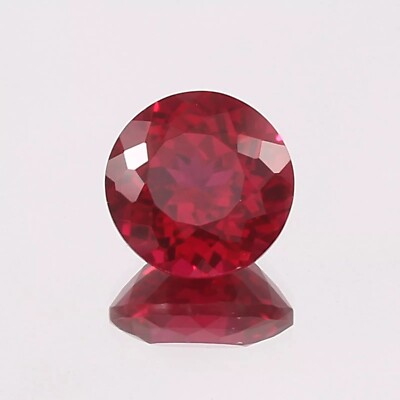AAA Natural Flawless Mozambique Blood Red Ruby Loose Round Gemstone Cut 6x6 MM