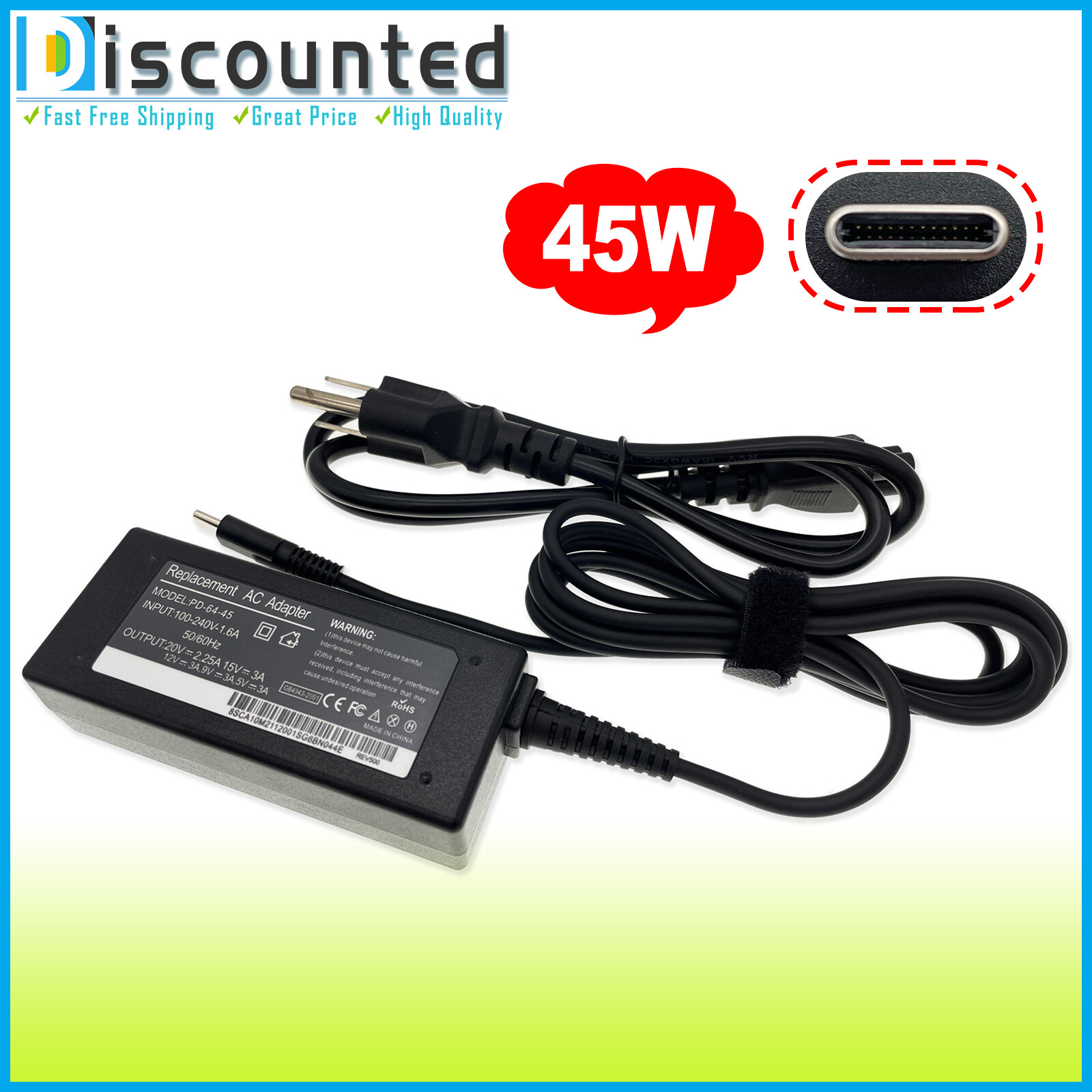 Charger For Lenovo Yoga 720-13ikb Notebook