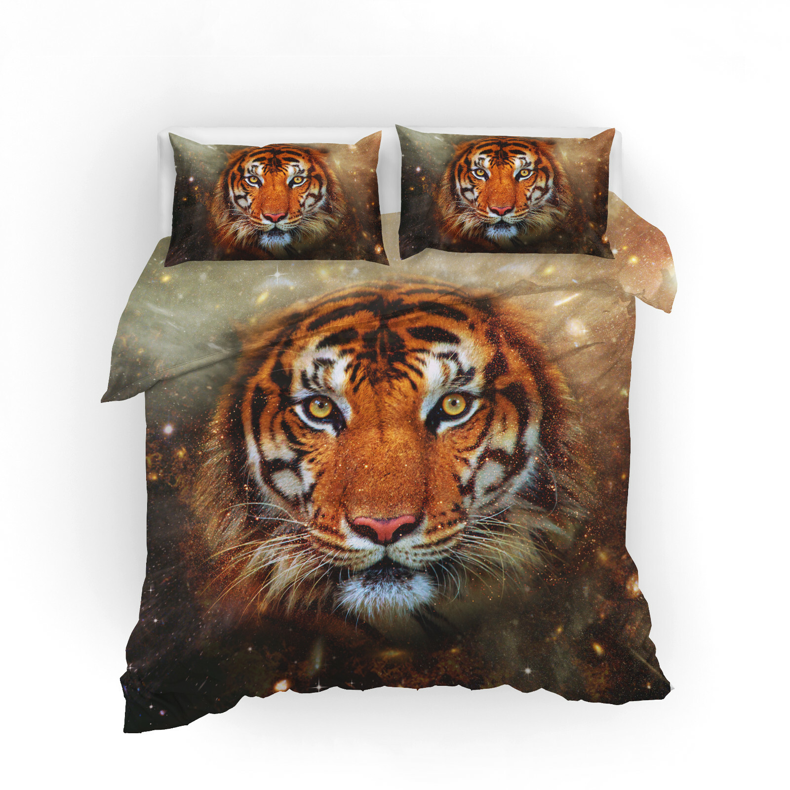 3d Tiger Bedding Set Duvet Cover Animal Print Comforter Cover