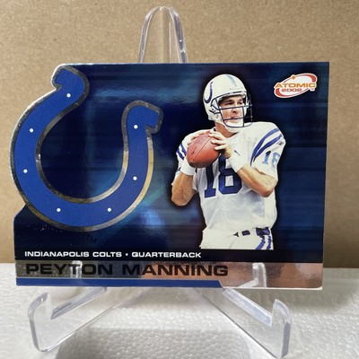 2002 Pacific Atomic Peyton Manning Die-Cut Card 