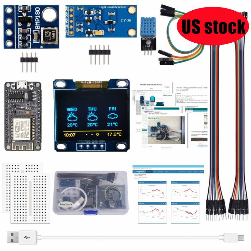 Diy Module Kit Esp8266 Electronics Component Starter Kit Us
