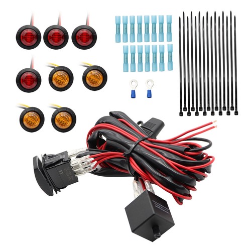 UTV ATV SXS LED Turn Signal Street Legal Kit For Polaris RZR Ranger General