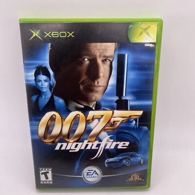 007 Nightfire James Bond (Original Xbox) Black Label CIB COMPLETE & TESTED