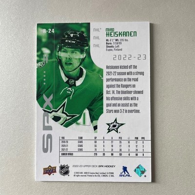 2022 Upper Deck SPx Hockey #R-24 Miro Heiskanen Retro 151/199