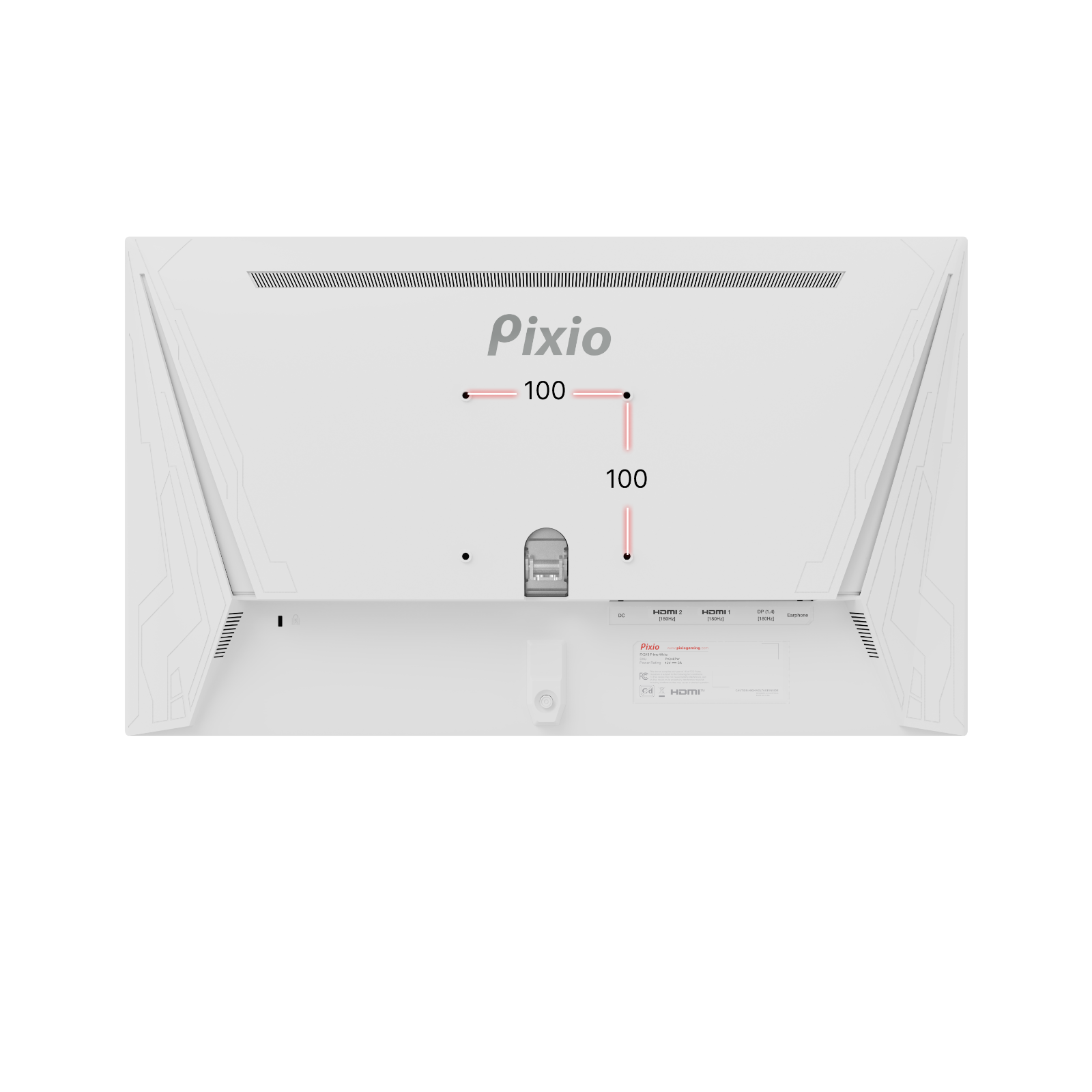 Pixio PX248 Prime WHITE 24" 180Hz FAST IPS 1080p Adaptive Sync Gaming Monitor