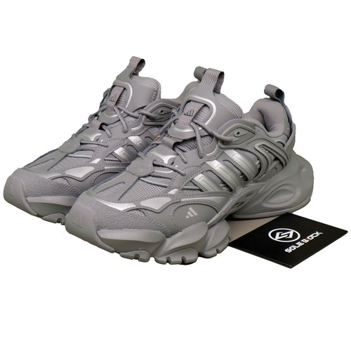 靴 Adidas XLG Runner Deluxe Grey 27cm adidas XLG Runner Deluxe Grey Metallic Silver Men's - JR9631