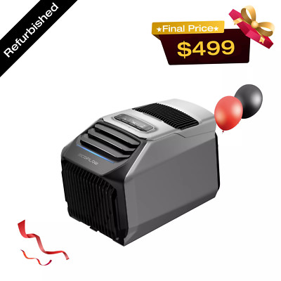 EcoFlow Wave 2 Portable Air Conditioner, for Outdoor Certified Refurbished
