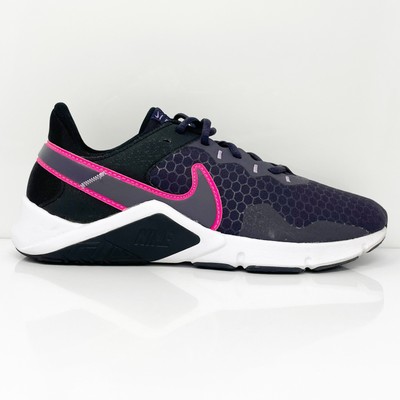 Nike Womens Legend Essential 2 CQ9545-01 Черные кроссовки для бега Размер 9,5, Черный, Legend Essential 2