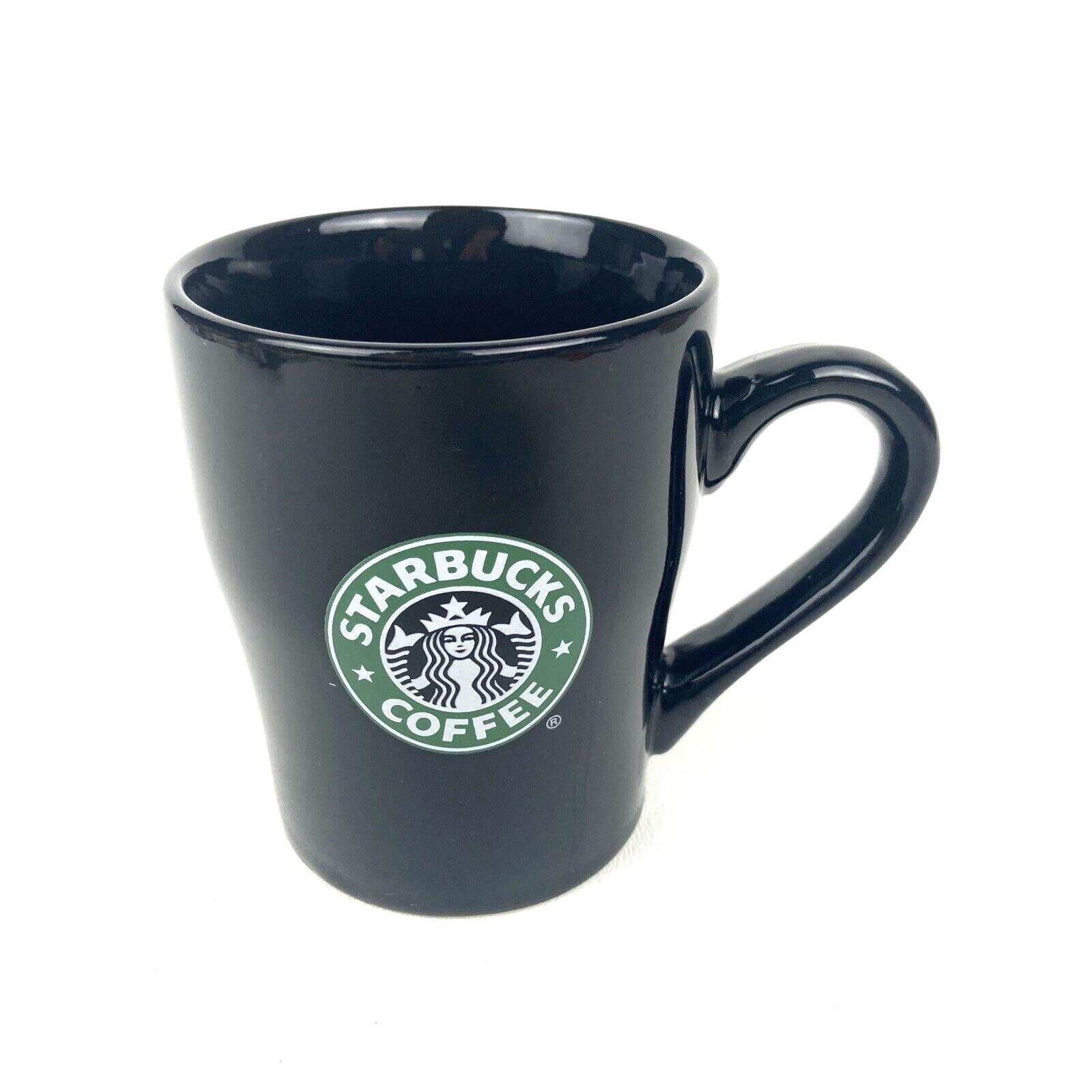 Starbucks Coffee Mug 2008 Black White Mermaid Green Logo 8